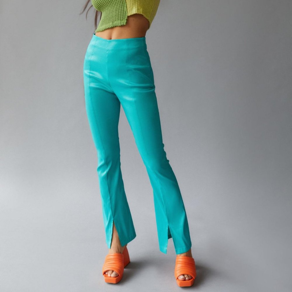 NWT Hosbjerg Elora High Rise Split Leg Flare Pants Size XS